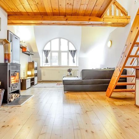 Utulny A Prostorny Podkrovni Byt S Krbovymi Kamny Ceske Budejovice Buitenkant foto